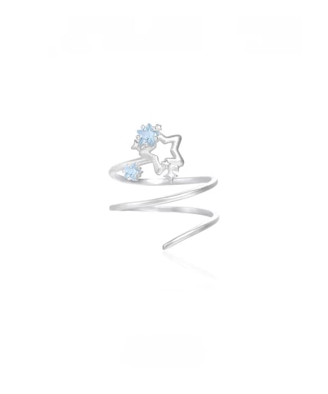 wishing star coil ring