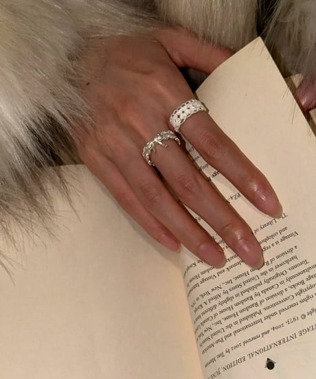 Elegance lace  ribbon ring