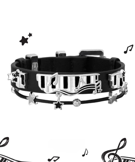 Melody black bracelet | NOVER