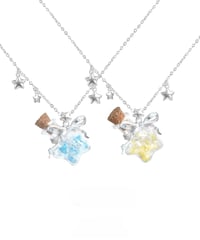 Wishing star bottle necklace