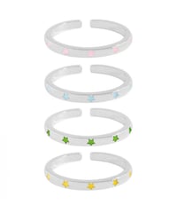 Colorful star ring
