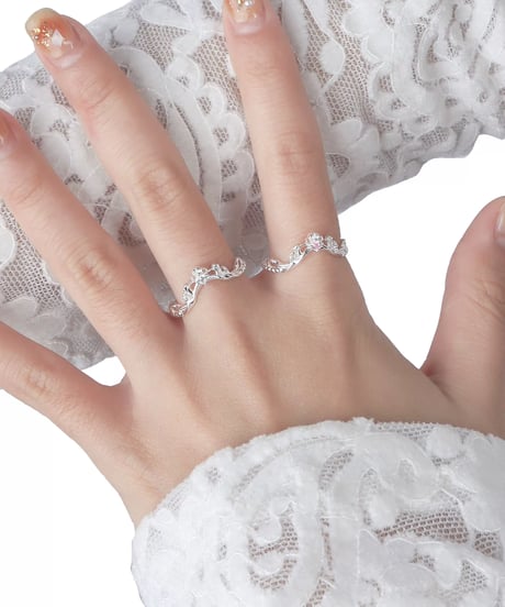 Grain tiara ring
