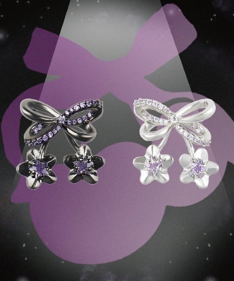 Mystic bloom ribbon pierce