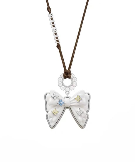 Bloom ribboncord necklace