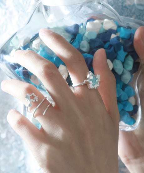 wishing star coil ring