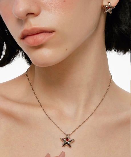 Star heart necklace