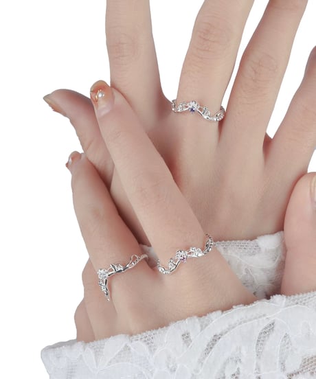 Grain tiara ring