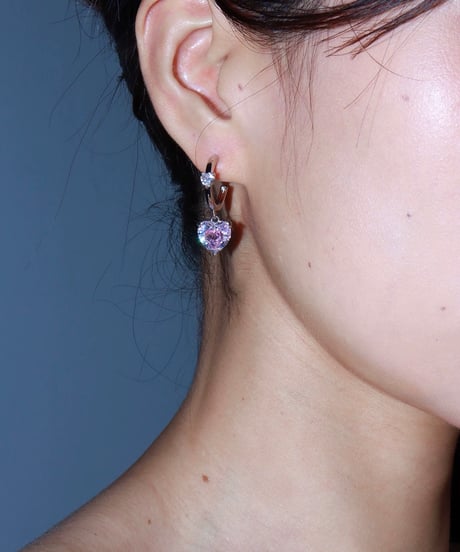 Clear star & heart pierce