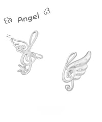 Melody angel ear cuff
