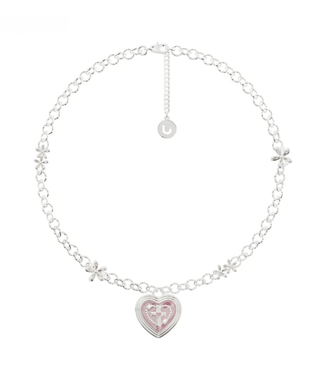 Cross heart necklace