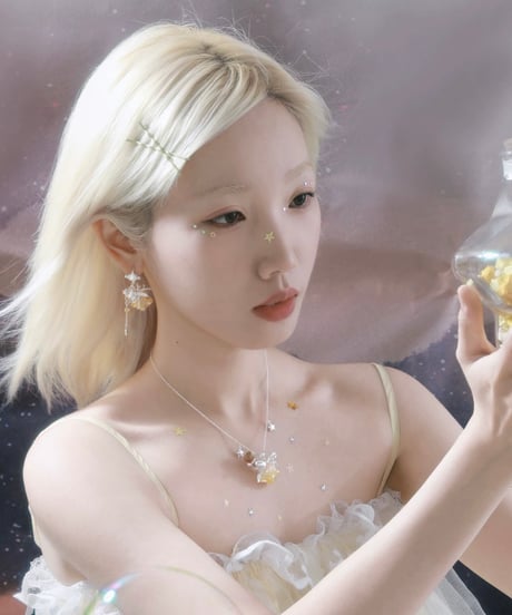 Wishing star bottle necklace