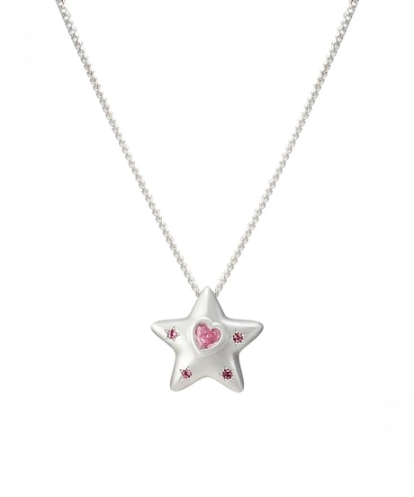 Star heart necklace