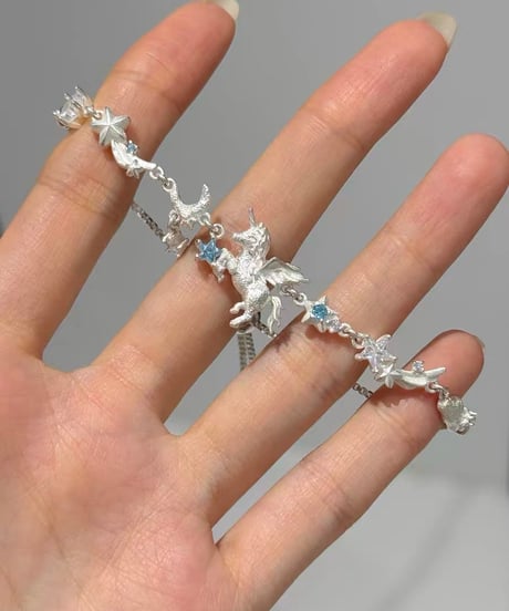 Pegasus blue star bracelet