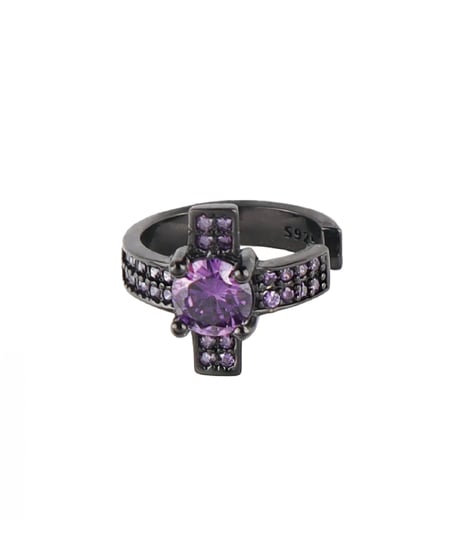 Radiant cross sparkle pierce
