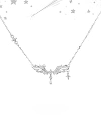 Angel wings necklace