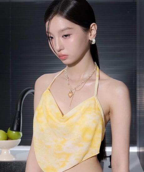 Strawberry crystal necklace