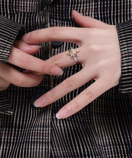 sparkle gold ring