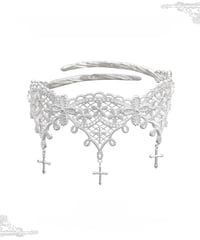 Veil flower cross armlet