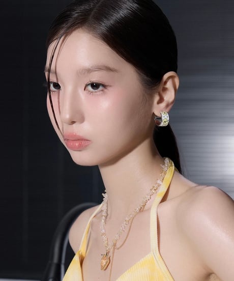 Strawberry crystal necklace