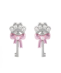 Paws key ribbon pierce