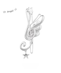 Angel melody hairpin