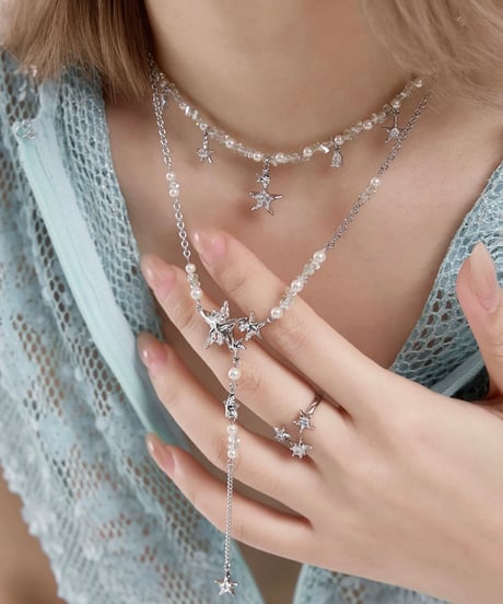Many stars necklace
