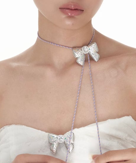 Dog ribbon choker