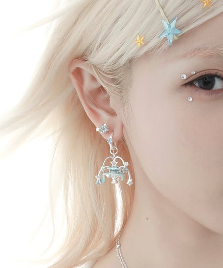 Wishing star stud pierce