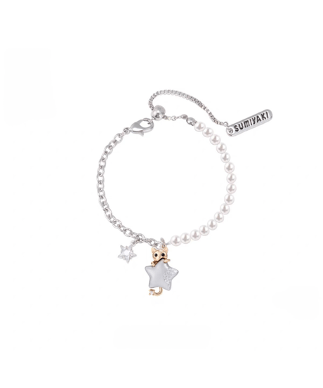 Cat star charm bracelet