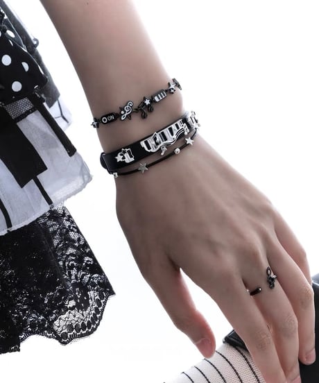 Melody black bracelet