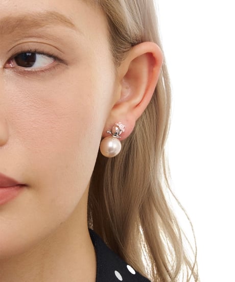Rose bloom pearl pierce