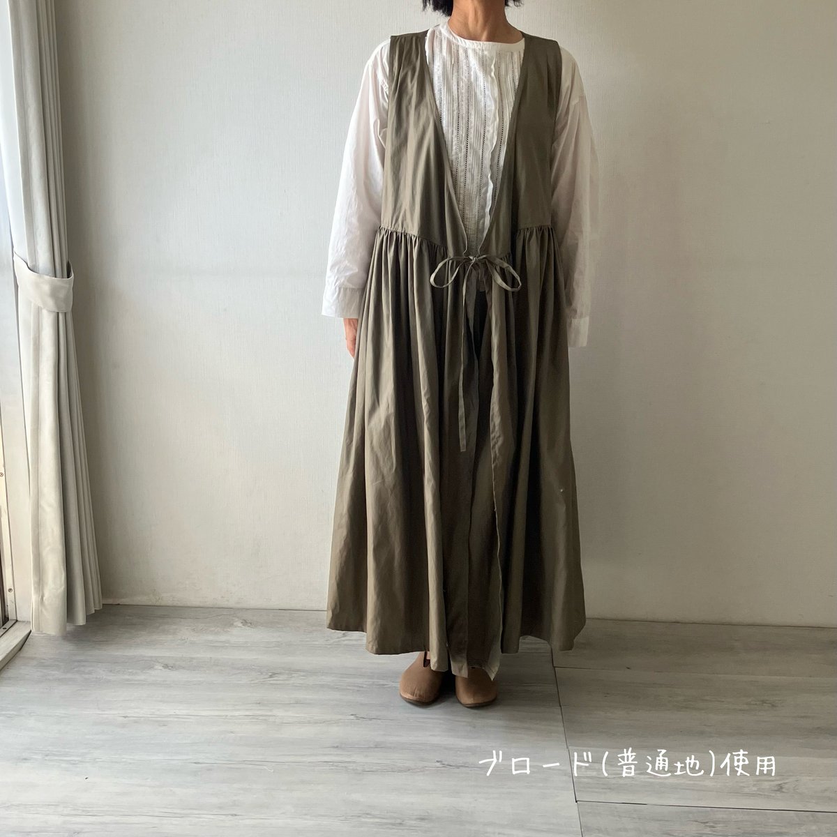 SML対応/カシュクールエプロン【作り方と型紙セット】 | うつわの服