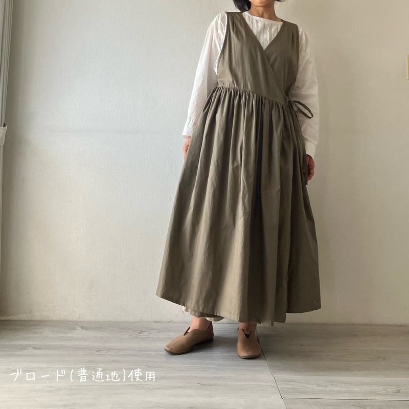 SML対応/カシュクールエプロン【作り方と型紙セット】 | うつわの服