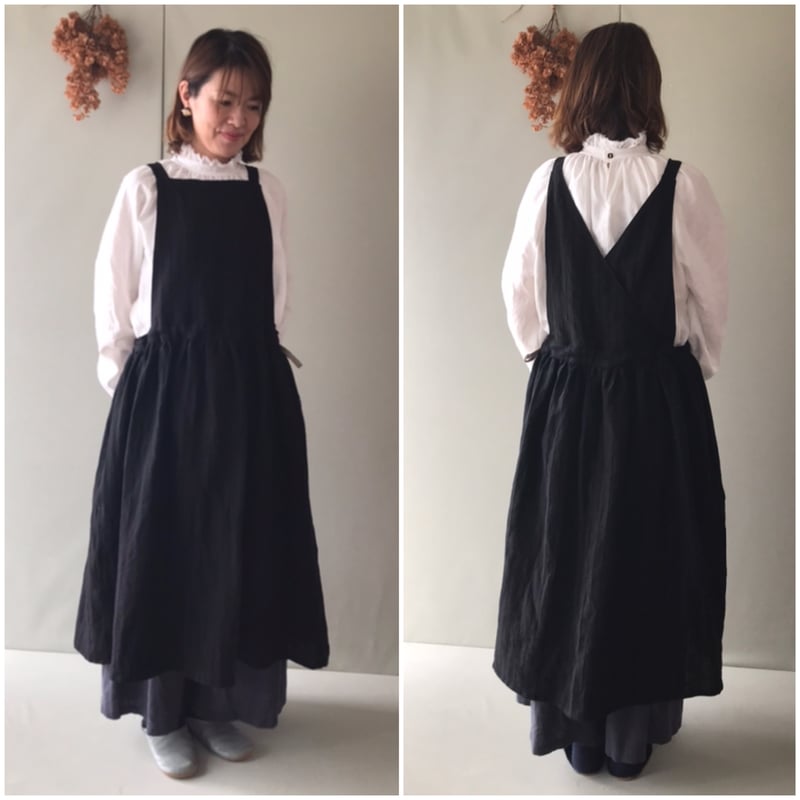 SML対応/4WAYエプロンワンピース【作り方と型紙セット】 | うつわの服