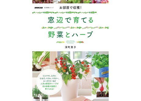 お部屋で収穫！窓辺で育てる野菜とハーブ
