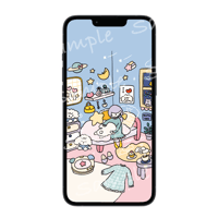 スマホ用壁紙　tutuと一緒