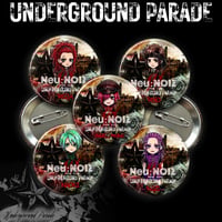 UNDERGROUND PARADE☆ちびキャラ缶バッジ☆