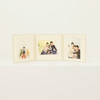 キャビネ3面オリジナル台紙