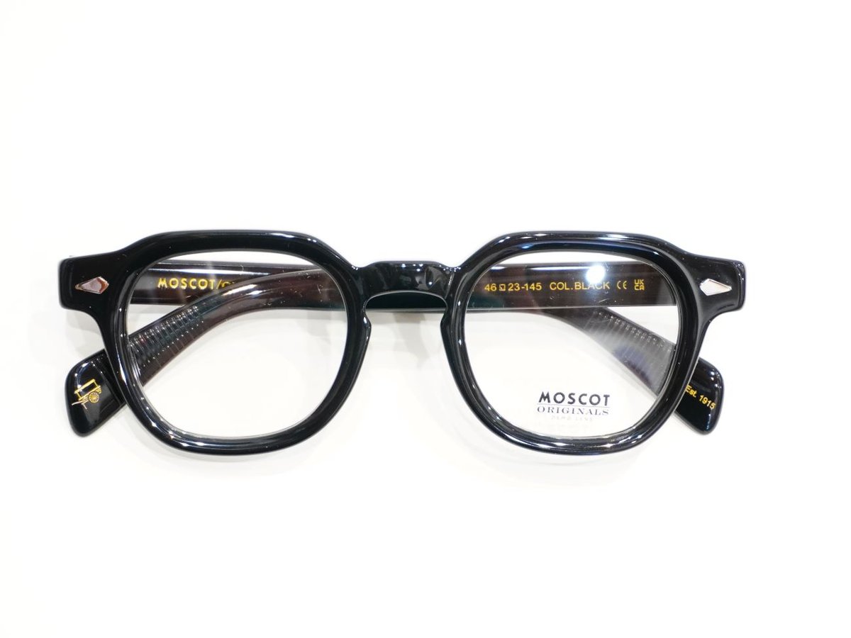モスコット/MOSCOT DOLT 46size col.BLACK | バーバーメガネ