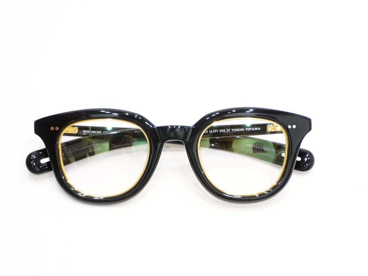 ユウイチ トヤマ / U-171 BER［col.01 Black/Gold］ | バーバーメガネ