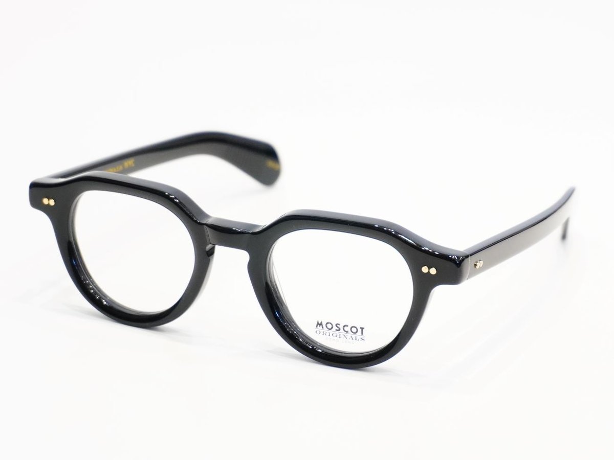 モスコット/MOSCOT BAITSIM 45size col.BLACK | バーバーメガネ