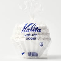 Kalita ウェーブフィルター185 ホワイト（100枚入り)