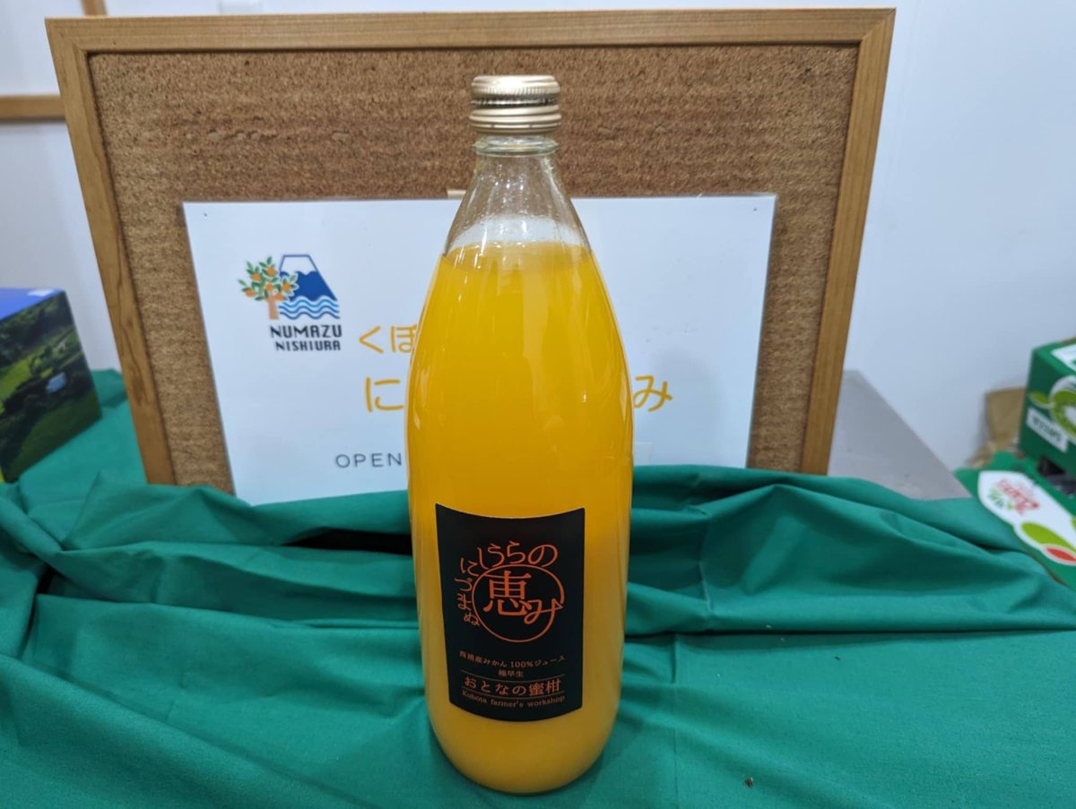 西浦みかん使用 みんなの蜜柑ジュース・大人のみかんジュース 計2本