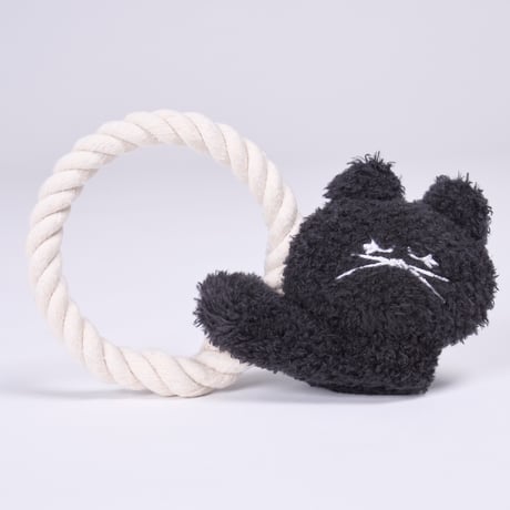 無着色のコットンロープ　ぶらさがりりTOY