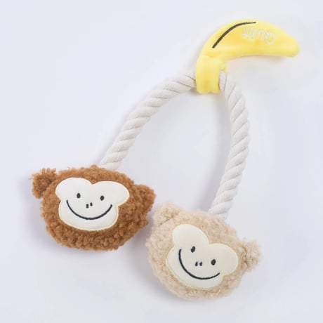 無着色のコットンロープ　ふたごのTOY