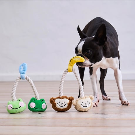 無着色のコットンロープ　ふたごのTOY