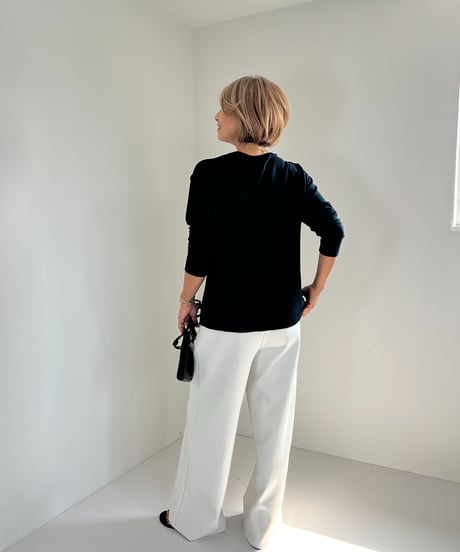 シーズンレスニットソートップス【 Light gray/Navy全２色 】