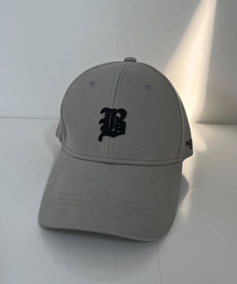 最終値下げ RRL 刺繍パッチ付きグレーキャップ SUPPORT YOUR LOCAL 2%ER 刺繍キャップ グレー / 2％er