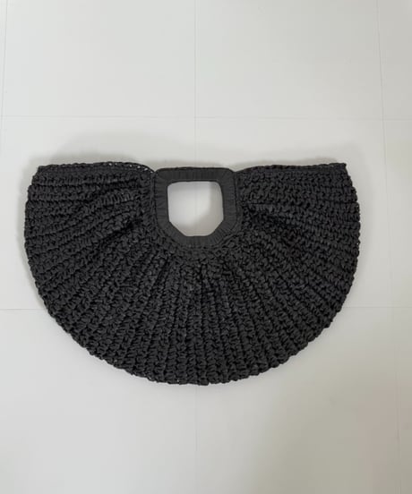 ハーフサークルBAG【Natural/Black 全２色】