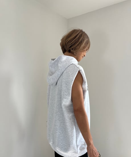 LOGOフーディトップス【 Light gray/Black全２色 】